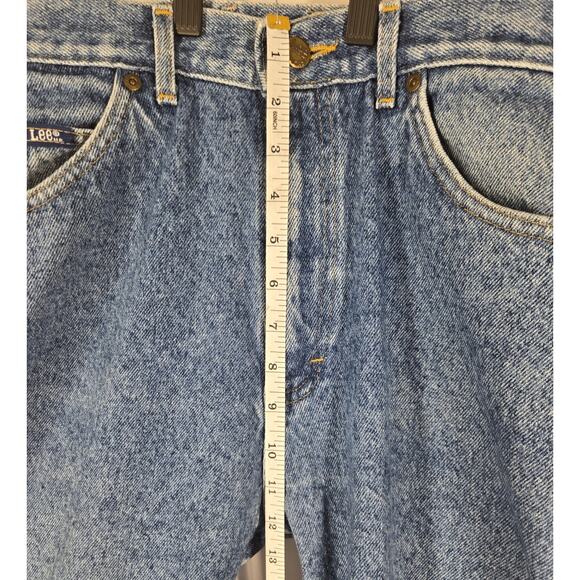 LEE VINTAGE WOMEN'S BLUE TAPERED RELAXED JEANS – SIZE 12 LONG (29.5" W x 33" I) - Picture 14 of 15